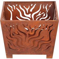Fire Basket Square Rust S FF161