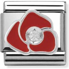 Nomination Composable Classic Link Charm - Silver/Red/White