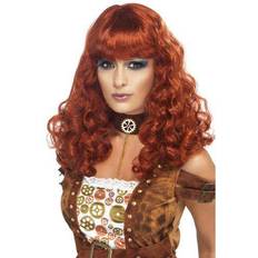 Science Fiction Wigs Smiffys Steam Punk Female Wig Auburn