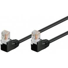 Nätverkskabel vinklad 5m Goobay RJ45 U/UTP Cat5e (2x angled) 5m