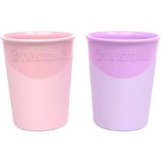 Twistshake Tazas Twistshake Vaso de Entrenamiento para Beber para Bebés y Niños Pequeños 170 ml Tazas para Sorber para Bebés 6 Meses 2 Paquetes