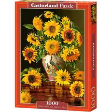 Castorland Sunflowers in a Peacock Vase 1000 Pieces
