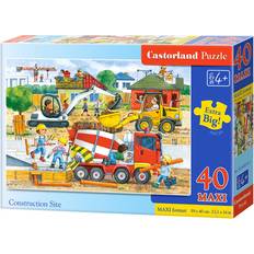 Castorland Floor Jigsaw Puzzles Castorland Construction Site 40 Pieces