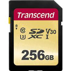 Transcend 500S SDXC Class 10 UHS-I U3 V30 95/60MB/s 256GB