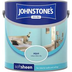 Johnstones Blue Paint Johnstones Soft Sheen Ceiling Paint, Wall Paint Aqua 2.5L