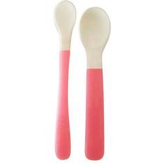 Rojo Cubertería Infantil Bymoxo Oopsy Baby Spoons Pink 2 stk