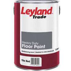 Leyland paint Leyland Trade Heavy Duty Floor Paint Tile Red 5L