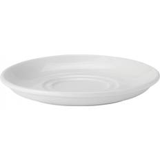 Dishwasher Safe Saucer Plates Utopia Double Well Saucer Plate 15cm 24pcs