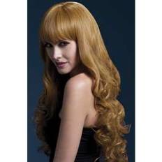 Brown Long Wigs Smiffys Fever Isabelle Wig Auburn