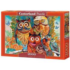 Pussel 2000 bitar Castorland Owls 2000 Bitar