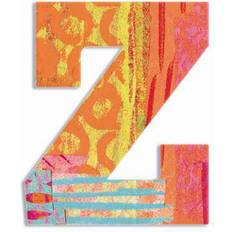 Orange Interior Decorating Djeco Peacock Letter Z