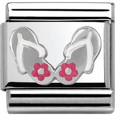 Nomination Flip Flop Classic Charm - Silver/Pink