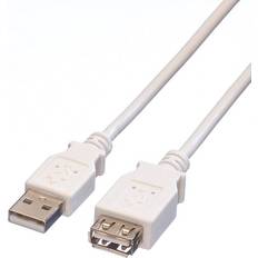 Usb kabel 2.0 usb a han usb a han 3 m Value USB A-USB A M-F 2.0 3m