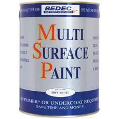 Bedec Black Paint Bedec Multi Surface Metal Paint, Wood Paint Black 0.75L