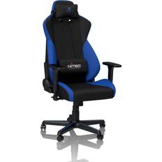 Teräs Pelialustat Nitro Concepts S300 Gaming Chair Galactic Blue, kangasverhoiltu pelituoli, musta/sininen