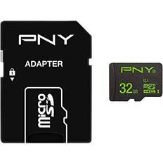 PNY 32 GB Memory Cards PNY High Performance microSDHC Class 10 UHS-I U1 100/20MB/s 32GB +Adapter