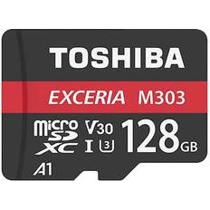 Toshiba Exceria M303 microSDXC Class 10 UHS-I U3 V30 A1 98/65MB/s 128GB +Adapter