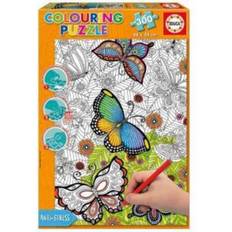 Puzzles à Dessiner Educa All Good Things are Wild and Free 300 Piece Coloring Jigsaw Puzzle