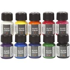 Lila Glasfärger Glass Color Ceramic Paint 10x35ml