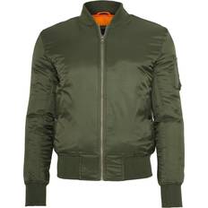 Grün - Herren Oberbekleidung Urban Classics Basic Bomber Jacket - Olive