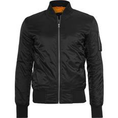 Basic Bomber Jacket - Black