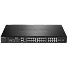 Switch 10g D-Link 24-Port Managed 10G Stack Switch 4x Combo