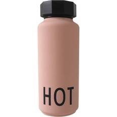 Beige Termoser Design Letters Hot & Cold Termos 0.5L