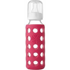 Pink Baby Bottle Lifefactory Glass Baby Bottle 250ml