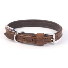 Ancol Heritage Vintage Leather Padded Collar