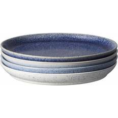 Denby Studio Blue Coupe Flat tallrik 26cm 4st