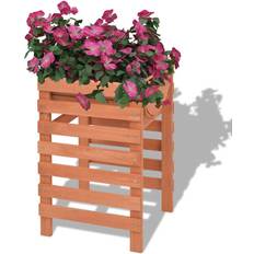 Beige Outdoor Planter Boxes vidaXL Plant Box