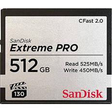 SanDisk 512 Go Cartes mémoire SanDisk Extreme PRO Carte Cfast 512 GB