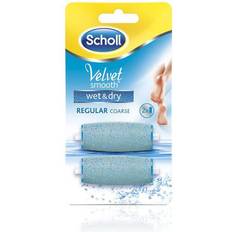 Foot File Refills Scholl Velvet Smooth Wet & Dry Regular Coarse 2-pack Refill