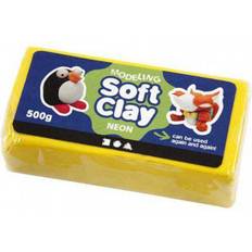 Geel Boetseerkleiën Soft Clay Neon Yellow 500g