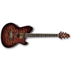 Marron Guitares acoustiques Ibanez TCM50E