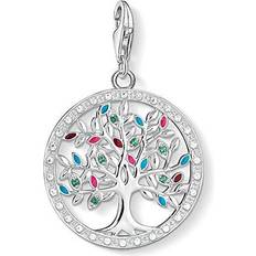 Thomas sabo tree of love Thomas Sabo Charm Club Tree of Love Charm Pendant - Silver/Multicolour