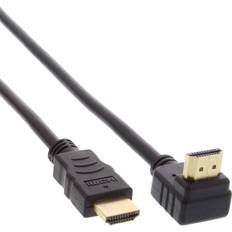 HDMI Cables - One Connector InLine HDMI-HDMI 1.4 Angled 1m