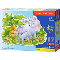 Castorland Playing Elephants Maxi 12 Pieces