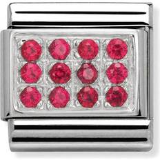 Nomination Composable Classic Link Charm - Silver/Red