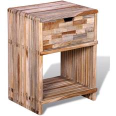 Teak Bedside Tables vidaXL 241715 Bedside Table