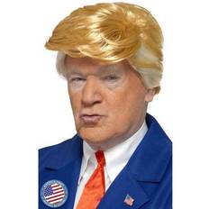 Blond Korta peruker Smiffys President Wig
