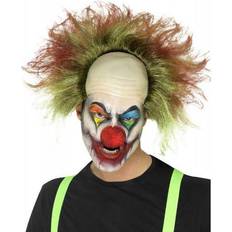 Rød Kort parykk Smiffys Sinister Clown Wig