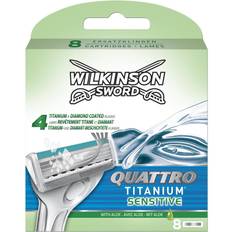 Quattro Titanium Sensitive Blades 8-pack