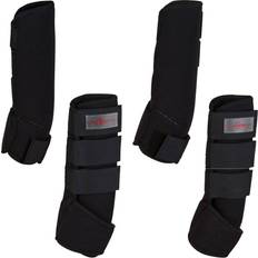Leg Protection Set for Horse - Black