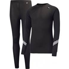 Helly Hansen Completo Base Layer Hh Lifa Ragazzo Nero - Black