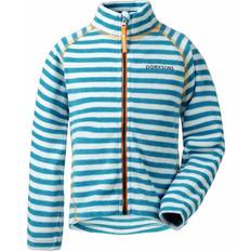 Didriksons monte fleecejacka Barnkläder Didriksons Monte Fleecetröja - Bright Blue Stripe (502009-918)