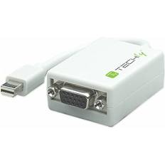 Techly DisplayPort Mini-VGA M-F 1.1 0.2m