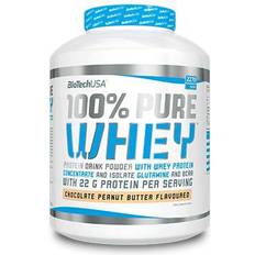Mjölkprotein Proteinpulver på rea BioTechUSA 100% Pure Whey Cookies & Cream 2.27kg