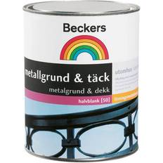 Beckers Maling Beckers - Metallmaling Hvit 0.9L