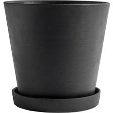 Polystone Krukor Hay Flower Pot with Saucer XXXL ∅34cm